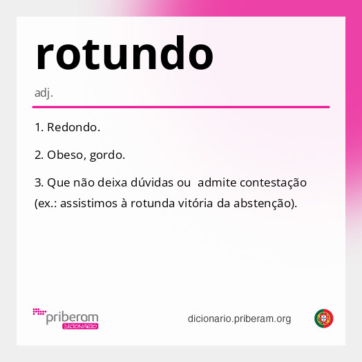 Significado de rotundo