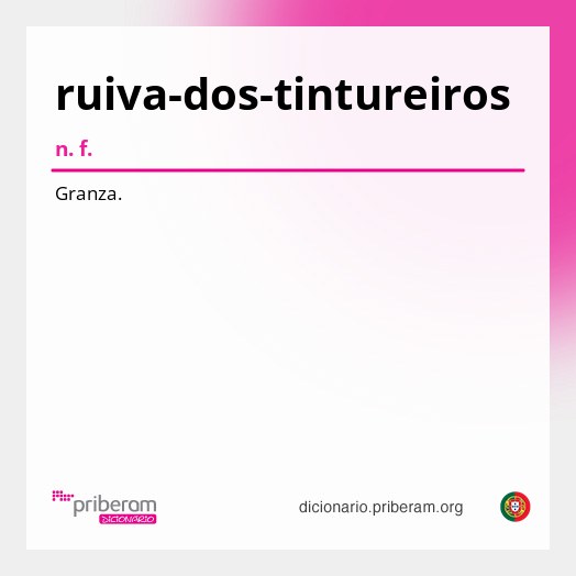 Significado de ruiva-dos-tintureiros