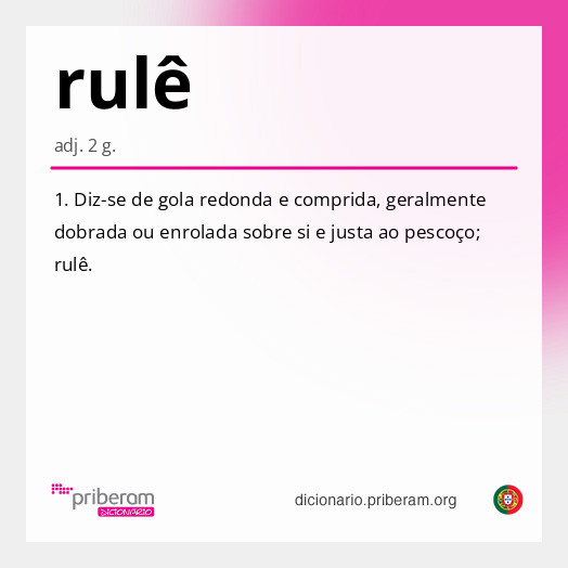 Significado de rulê
