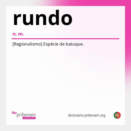 Significado de rundo
