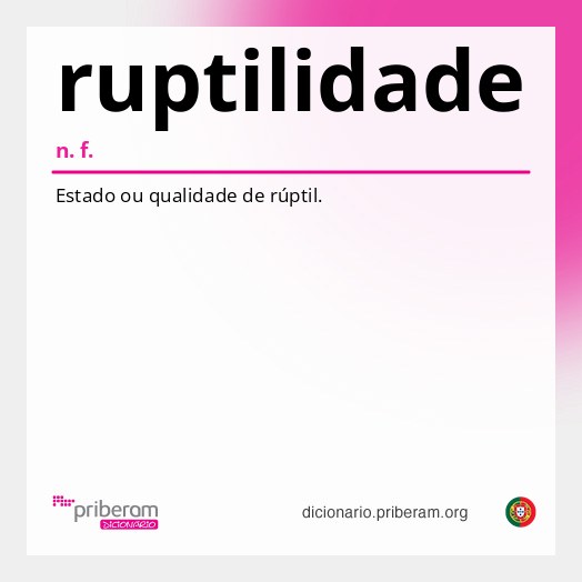 Significado de ruptilidade