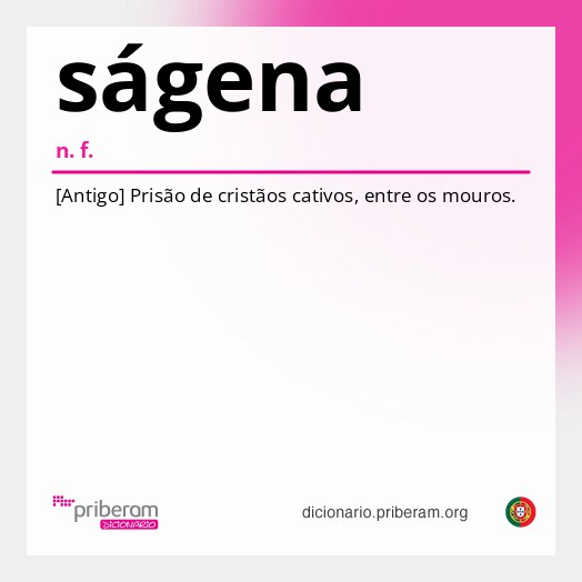 Significado de ságena