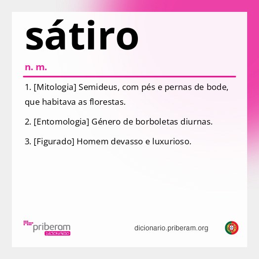 Significado de sátiro