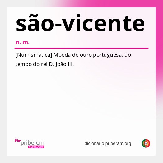 Significado de são-vicente