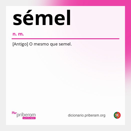 Significado de sémel