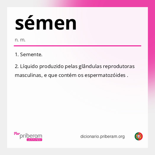 Significado de sémen