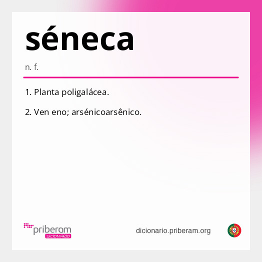 Significado de séneca