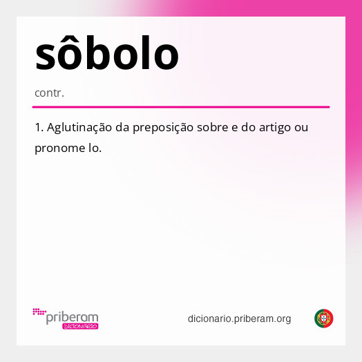 Significado de sôbolo