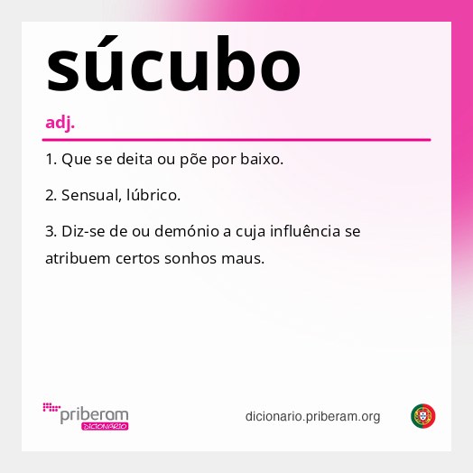 Significado de súcubo