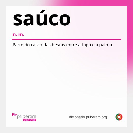 Significado de saúco