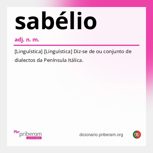 Significado de sabélio
