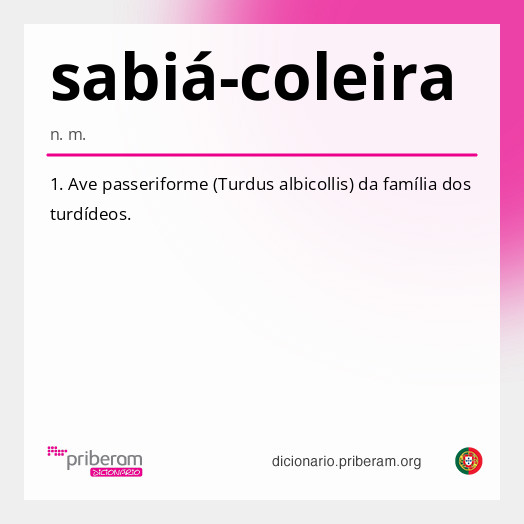 Significado de sabiá-coleira