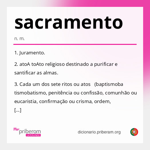 Significado de sacramento