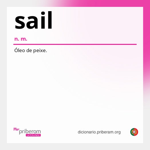 Significado de sail