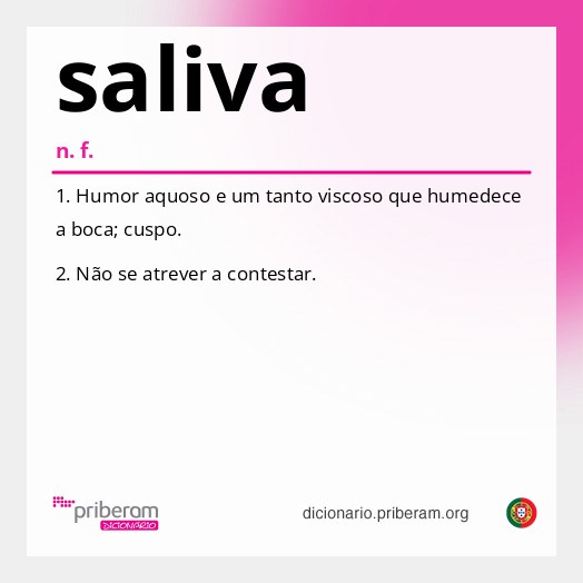 Significado de saliva