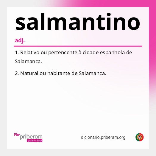Significado de salmantino