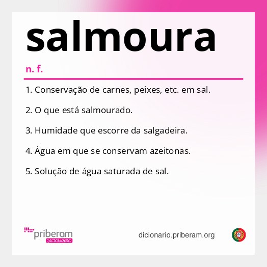 Significado de salmoura