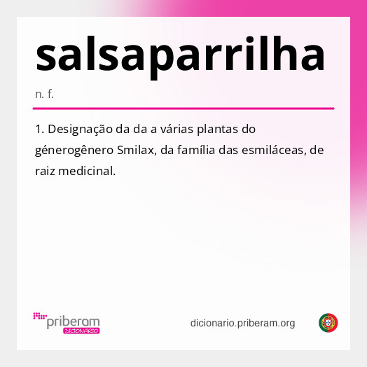 Significado de salsaparrilha