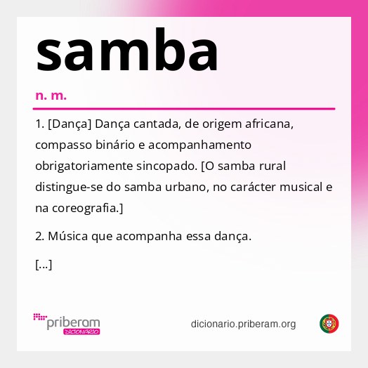 Significado de samba