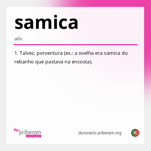 Significado de samica