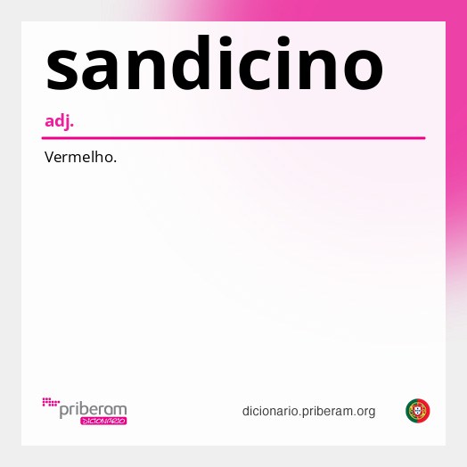 Significado de sandicino