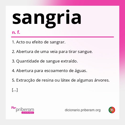 Significado de sangria
