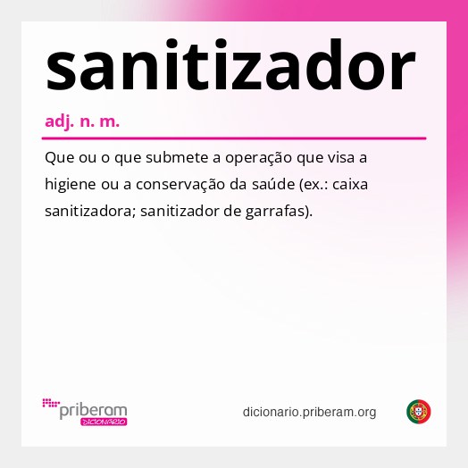 Significado de sanitizador