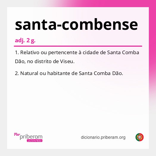 Significado de santa-combense