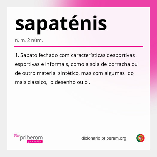Significado de sapaténis