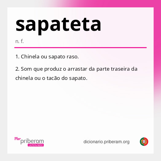 Significado de sapateta