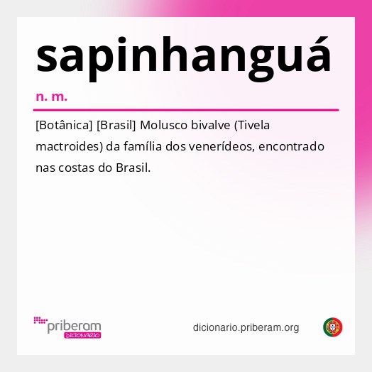 Significado de sapinhanguá