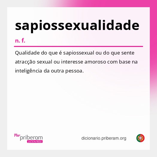 Significado de sapiossexualidade