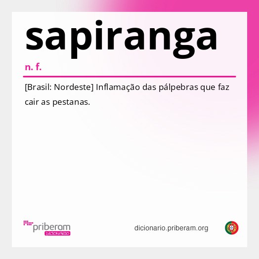 Significado de sapiranga
