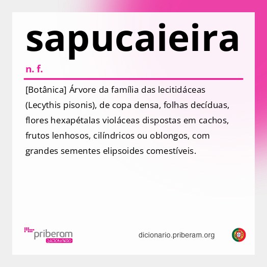 Significado de sapucaieira