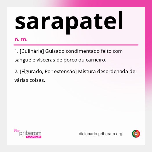 Significado de sarapatel