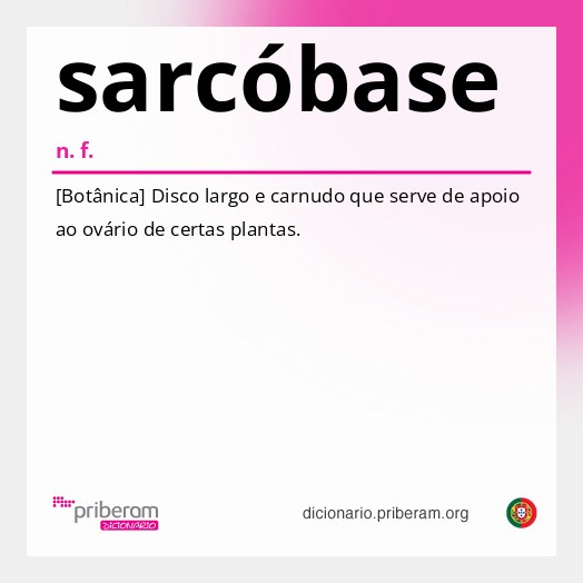 Significado de sarcóbase