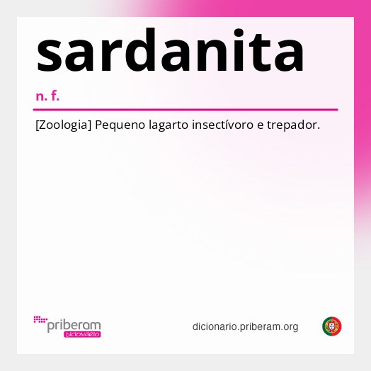 Significado de sardanita