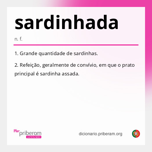 Significado de sardinhada