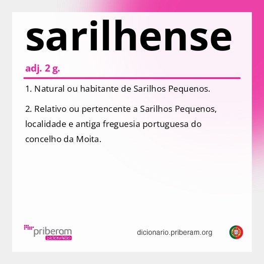 Significado de sarilhense
