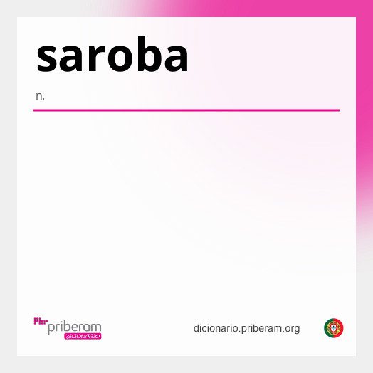 Significado de saroba