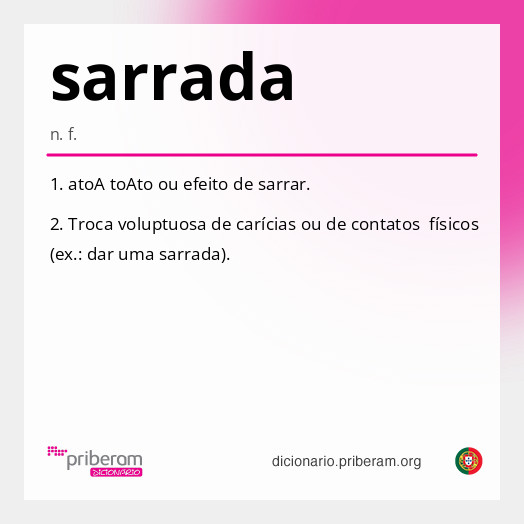 Significado de sarrada