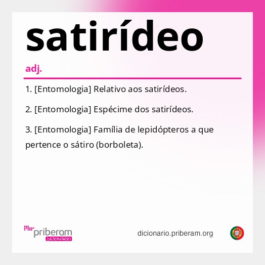 Significado de satirídeo