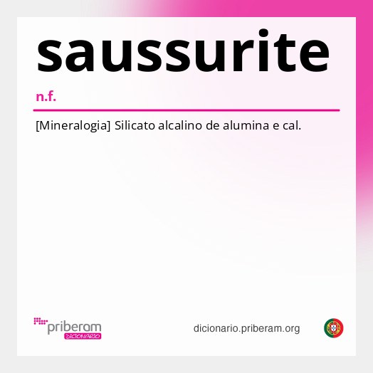 Significado de saussurite