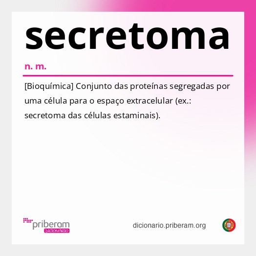Significado de secretoma