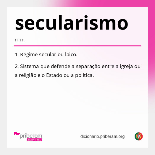 Significado de secularismo