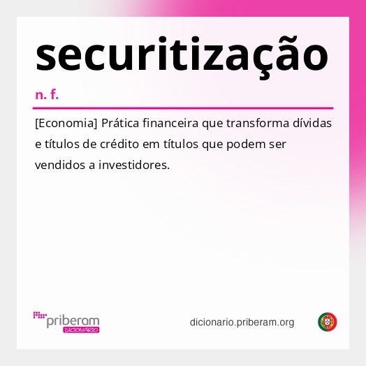 Significado de securitização