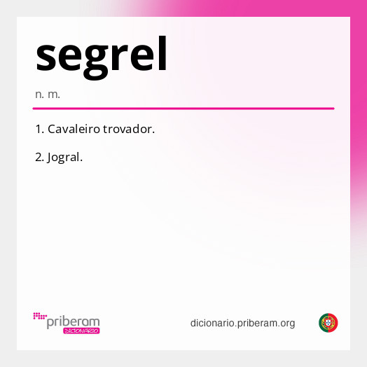Significado de segrel