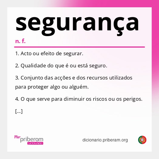 Significado de segurança