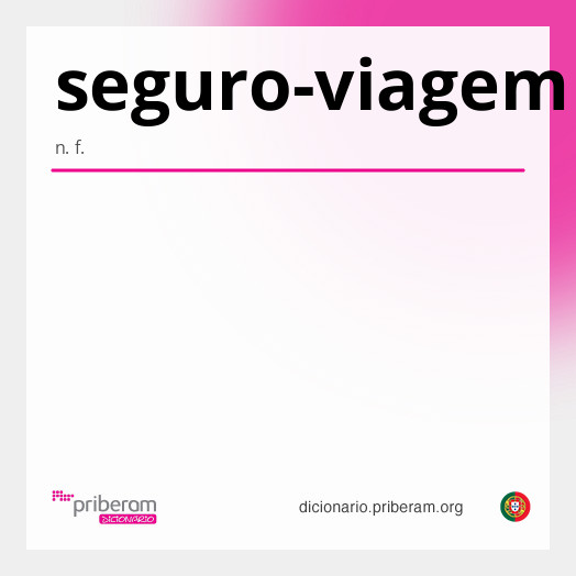 Significado de seguro-viagem