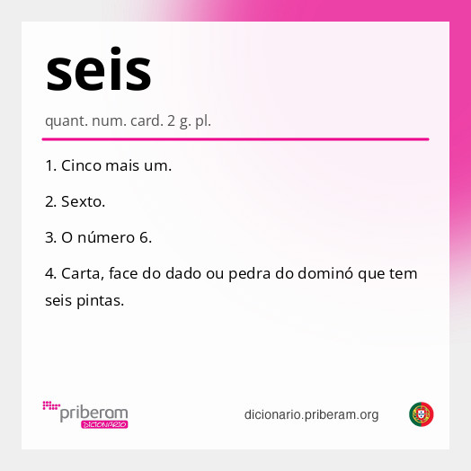 Significado de seis